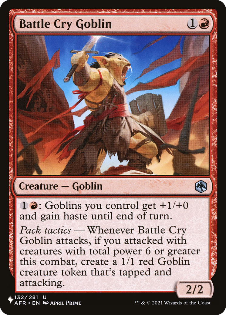 Image of Battle Cry Goblin (LIST-AFR-132) - The List