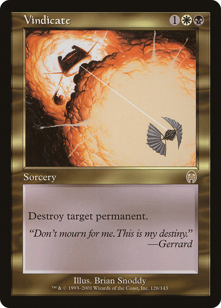 Image of Vindicate (APC-126) - Apocalypse Foil