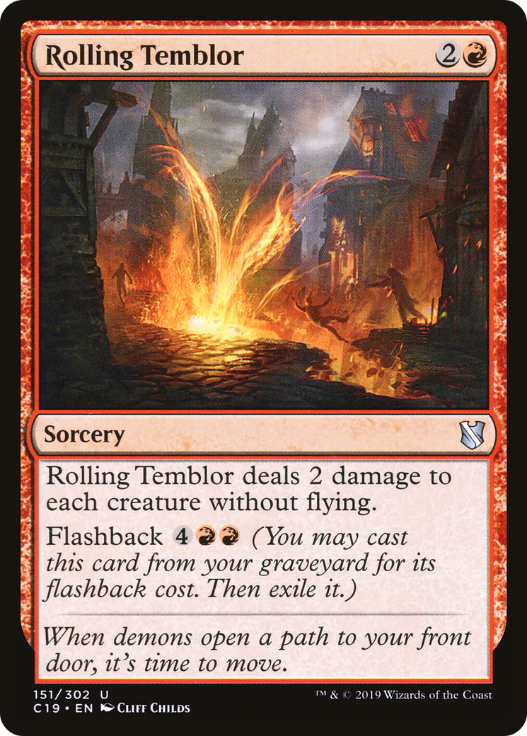 Image of Rolling Temblor (C19-151) - Commander 2019