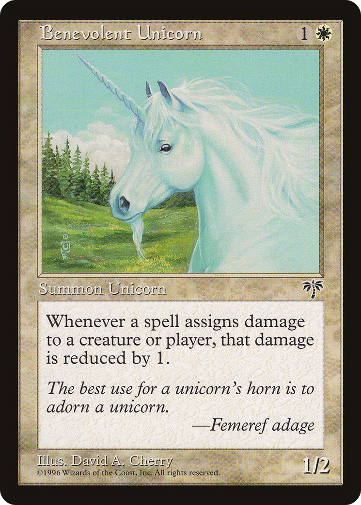 Image of Benevolent Unicorn (MIR-) - Mirage