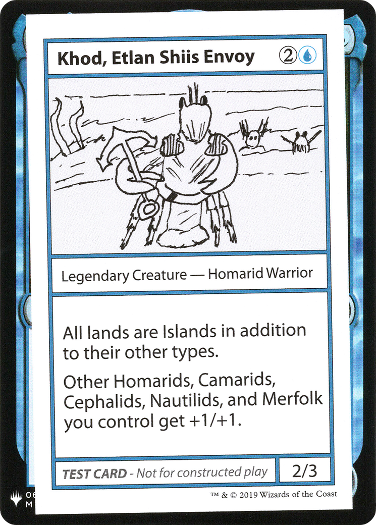 Image of Khod, Etlan Shiis Envoy (CMB1-) - Mystery Booster Playtest Cards 2019