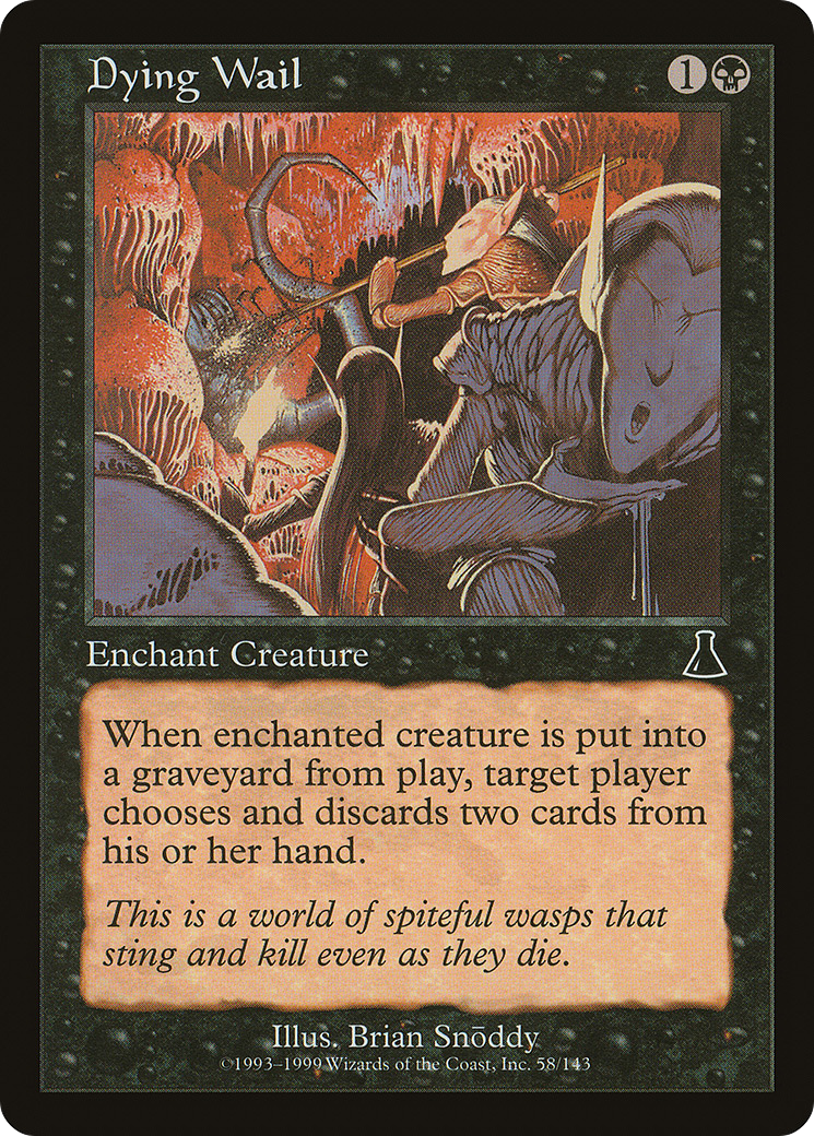 Image of Dying Wail (UDS-058) - Urza's Destiny