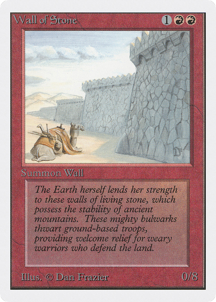 Image of Wall of Stone (2ED-) - Unlimited Edition