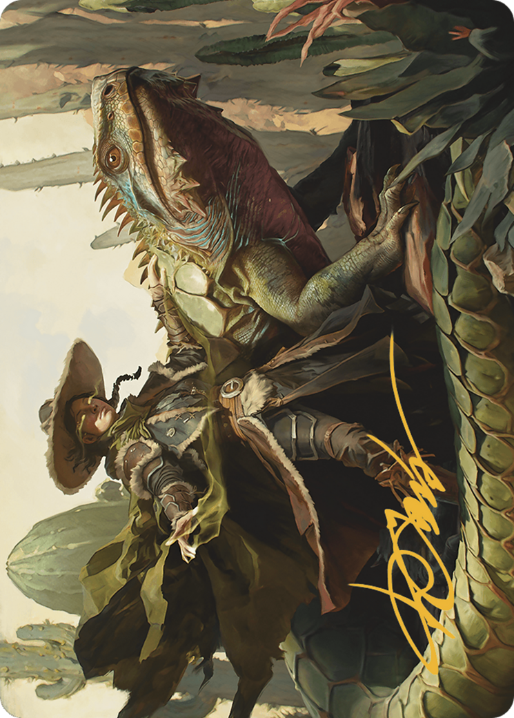 Image of Outcaster Trailblazer // Outcaster Trailblazer (AOTJ-014) - Outlaws of Thunder Junction Art Series (Borderless)