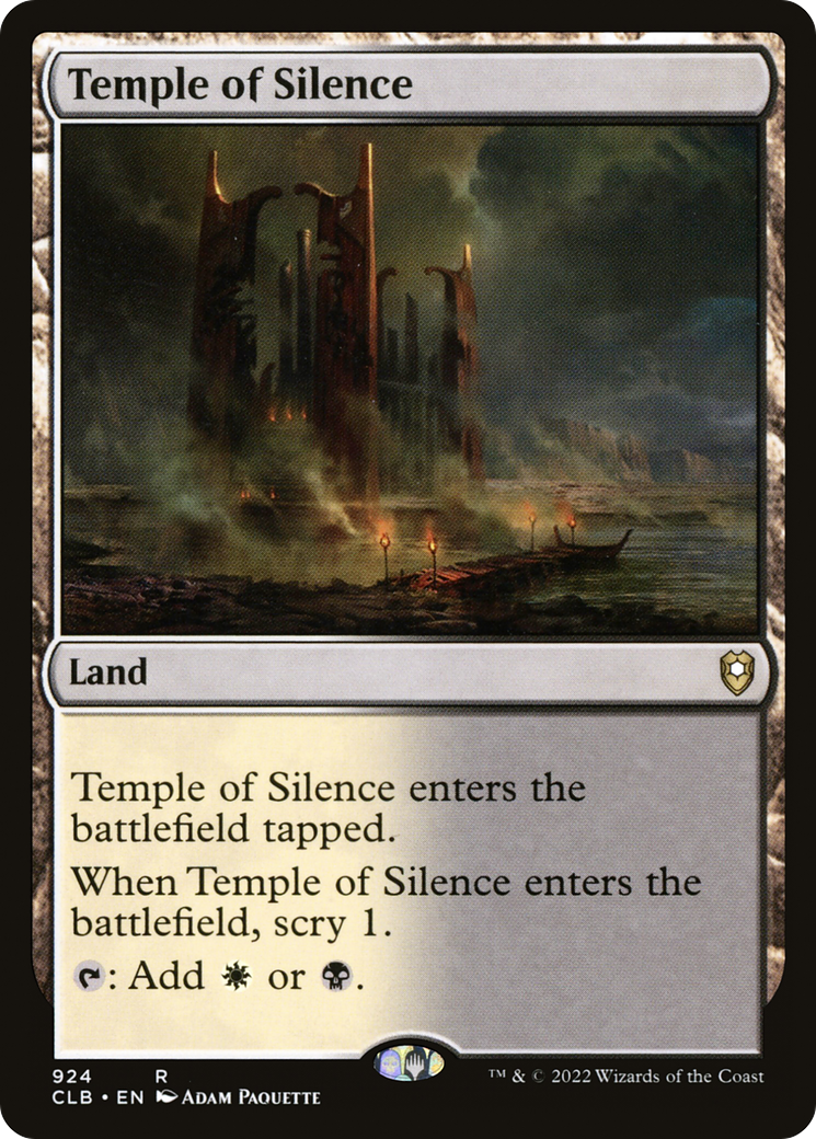 Image of Temple of Silence (CLB-924) - Commander Legends: Battle for Baldur's Gate