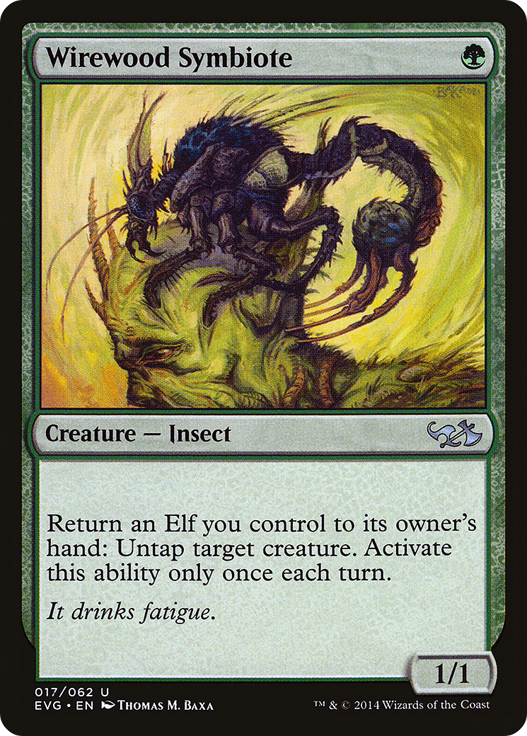 Image of Wirewood Symbiote (DD3-) - Duel Decks Anthology: Elves vs. Goblins Foil
