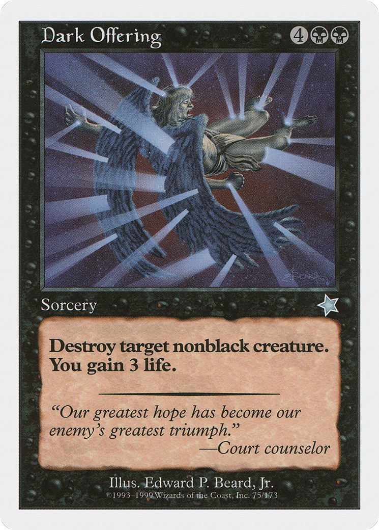 Image of Dark Offering (S99-075) - Starter 1999