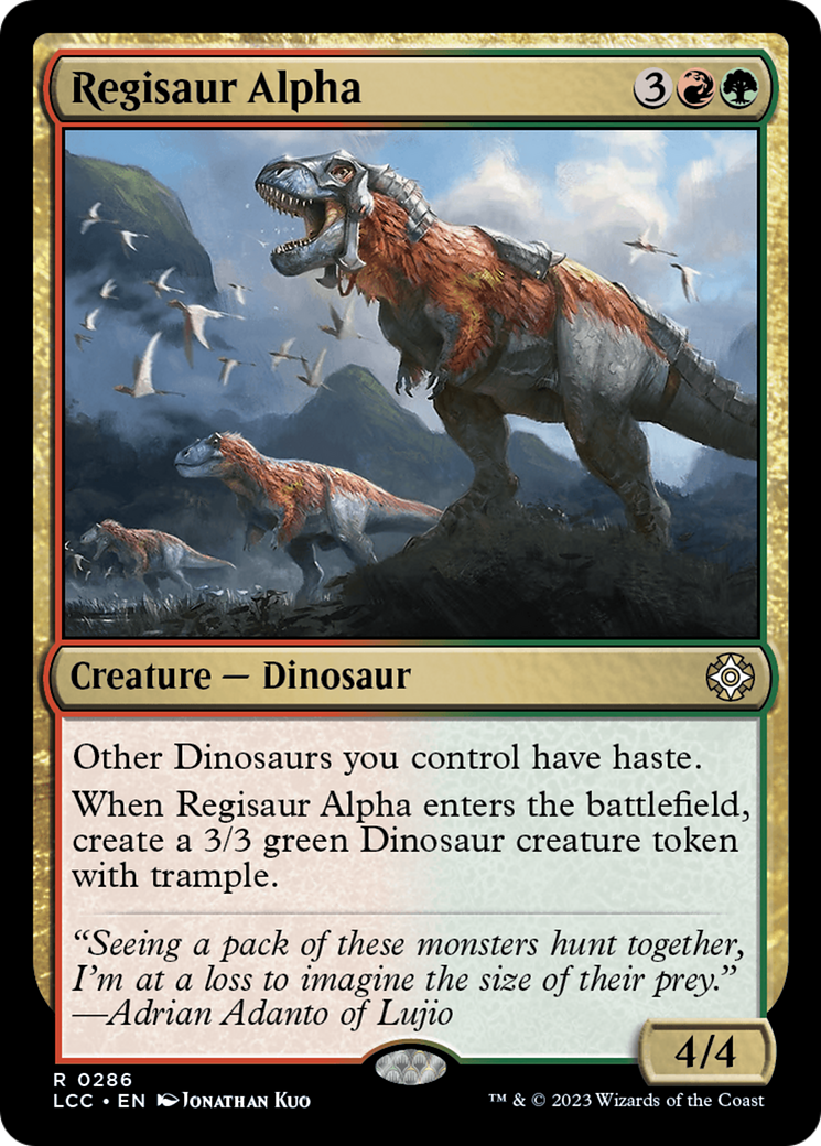 Image of Regisaur Alpha (LCC-286) - The Lost Caverns of Ixalan Commander