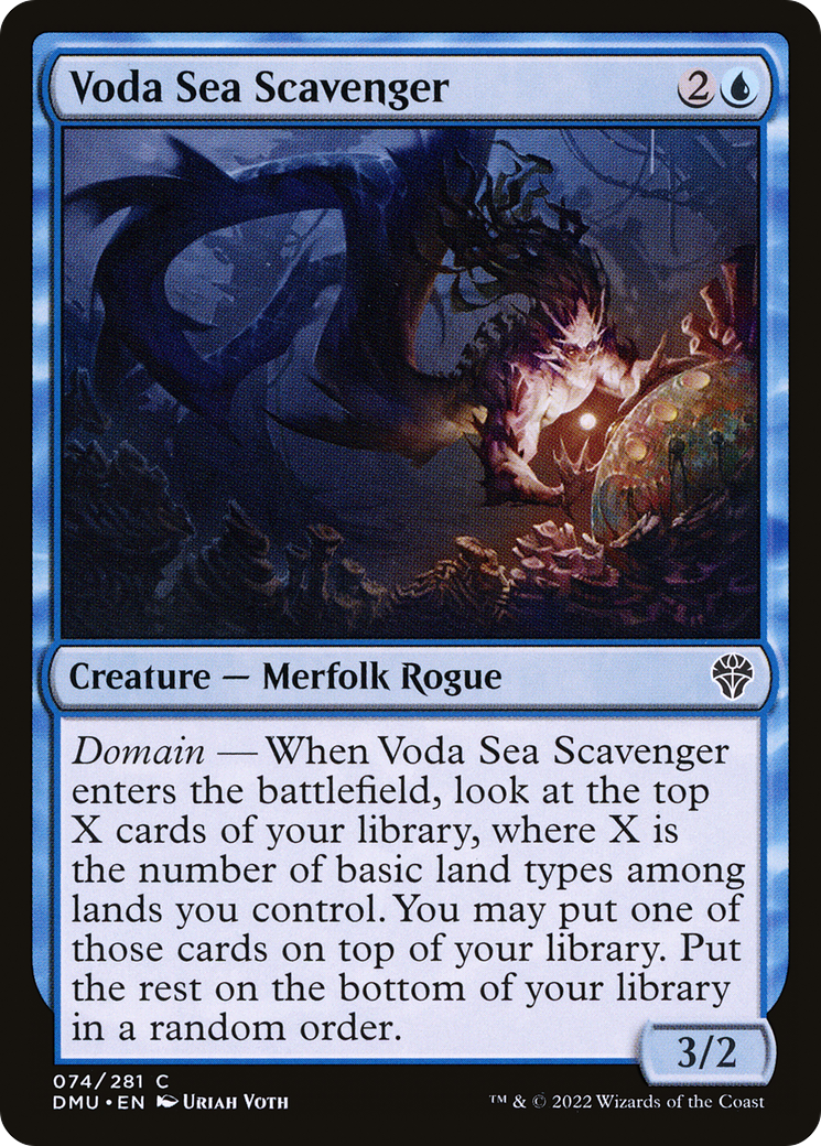 Image of Voda Sea Scavenger (DMU-074) - Dominaria United Foil