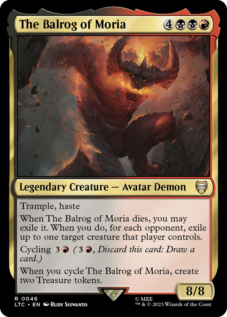 Image of The Balrog of Moria (LTC-046) - Tales of Middle-earth Commander