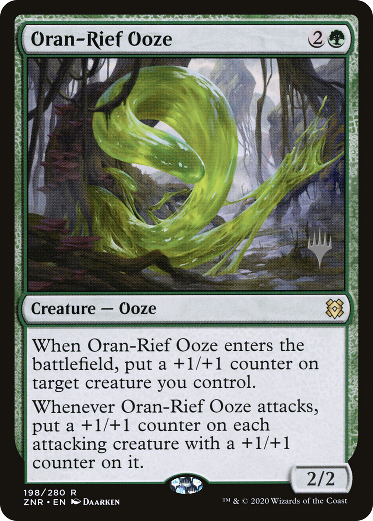 Image of Oran-Rief Ooze (PPZNR-198P) - Zendikar Rising Promos Foil