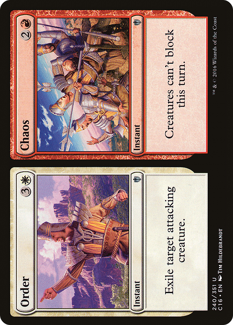 Image of Order // Chaos (C16-240) - Commander 2016