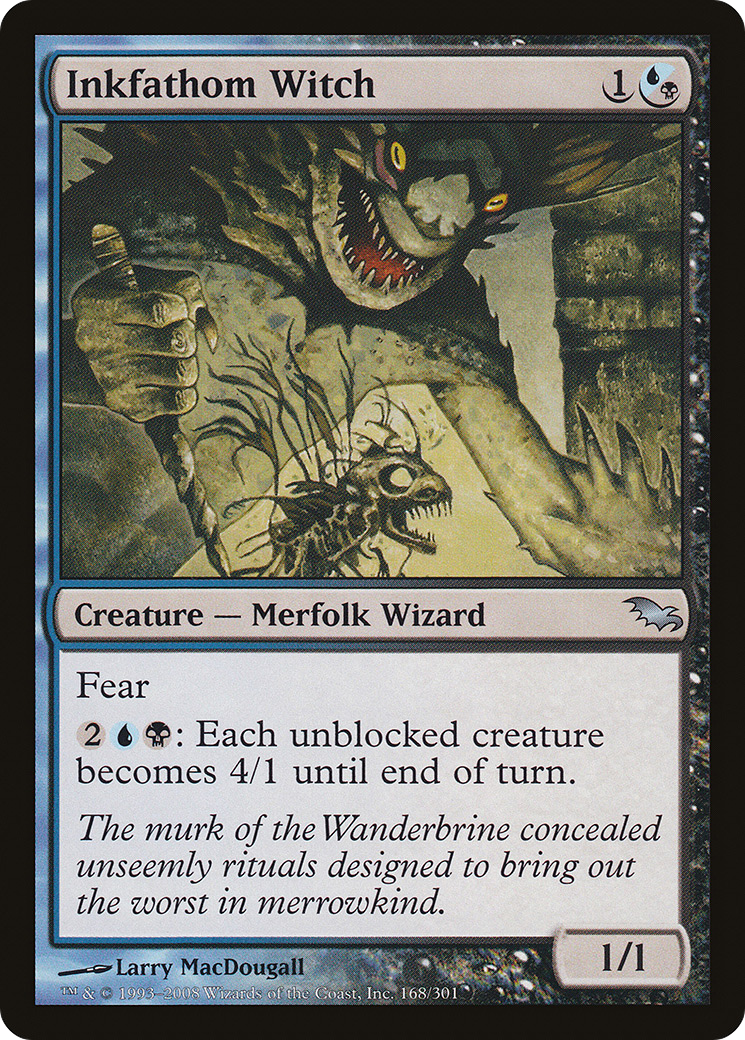 Image of Inkfathom Witch (SHM-168) - Shadowmoor Foil