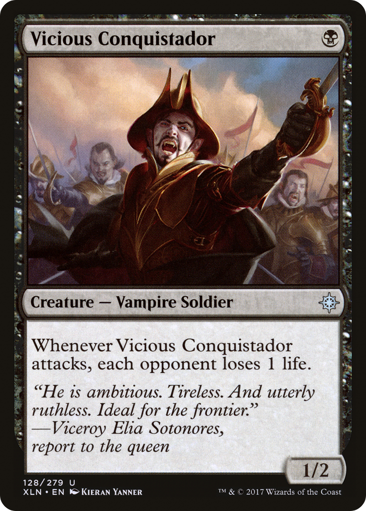 Image of Vicious Conquistador (XLN-128) - Ixalan Foil