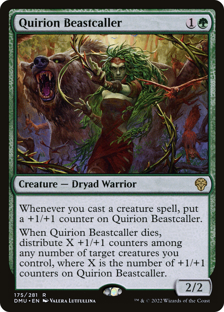 Image of Quirion Beastcaller (DMU-175) - Dominaria United Foil