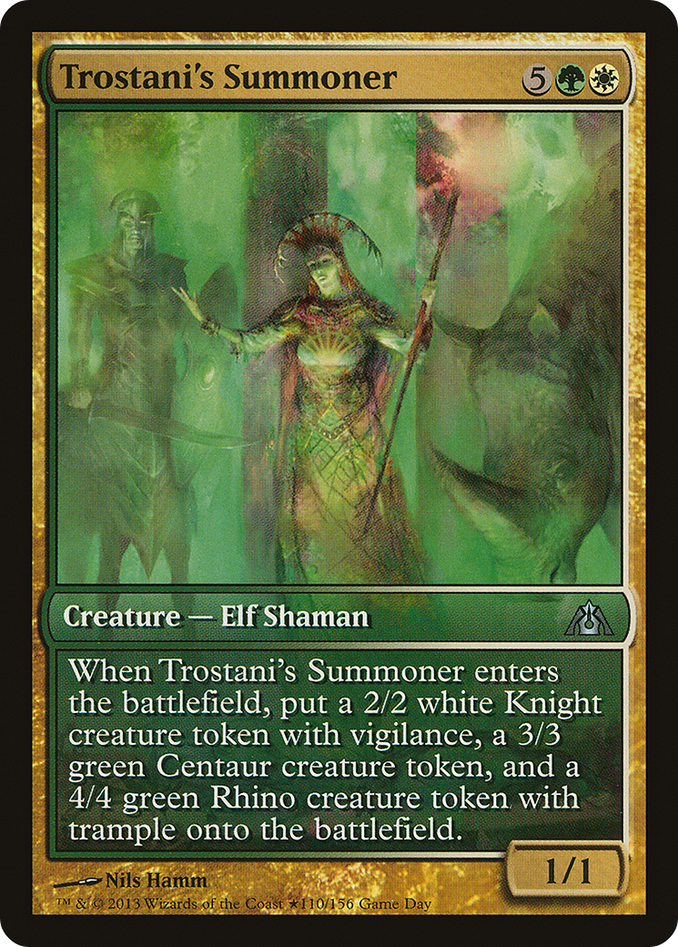 Image of Trostani's Summoner (GAME-110) - Dragon's Maze Promos