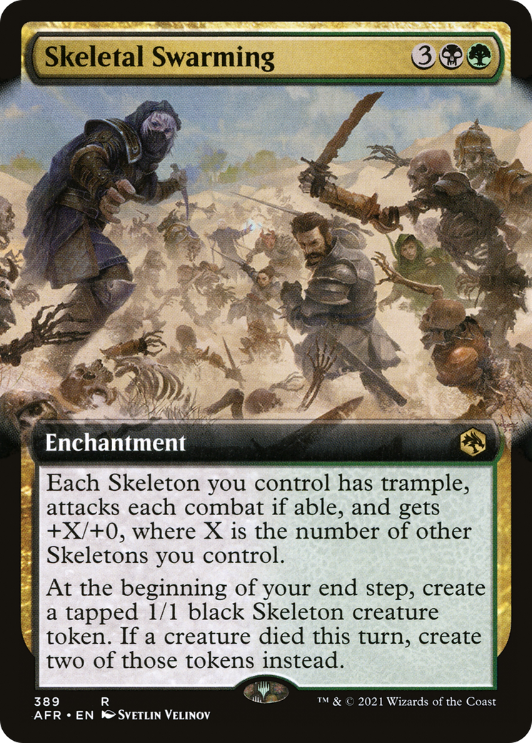 Image of Skeletal Swarming (Extended Art) (AFR-389) - Adventures in the Forgotten Realms: (Extended Art)