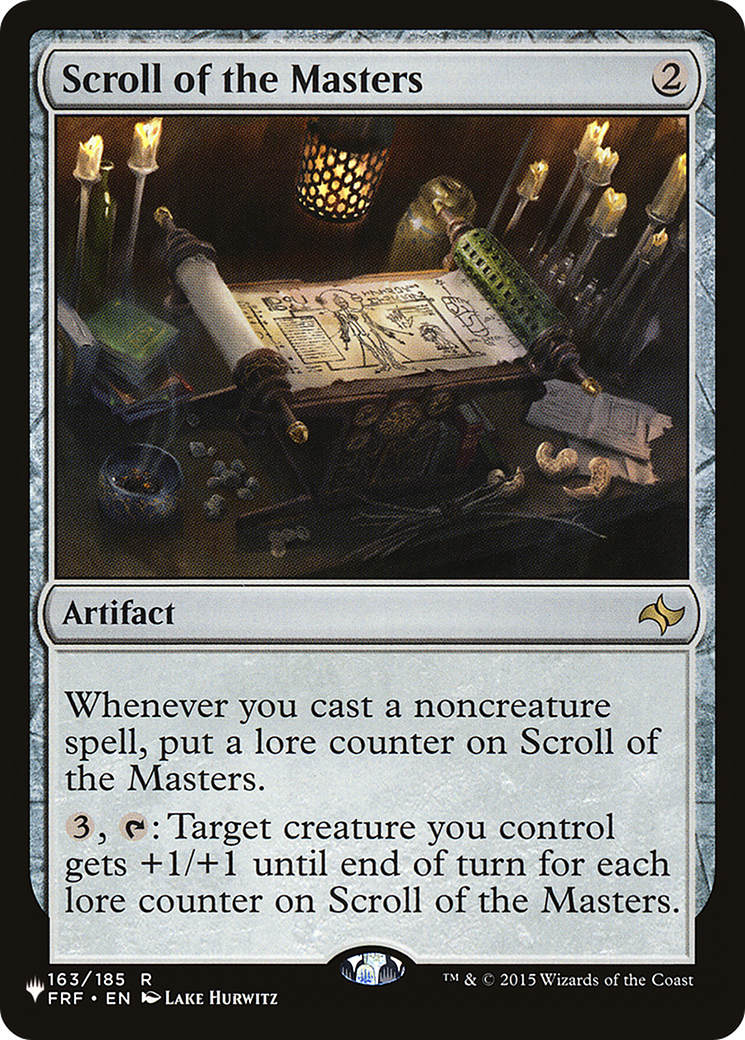 Image of Scroll of the Masters (LIST-163/185) - The List