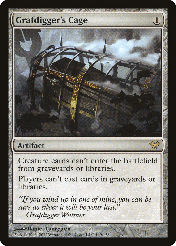 Image of Grafdigger's Cage (DKA-149) - Dark Ascension Foil