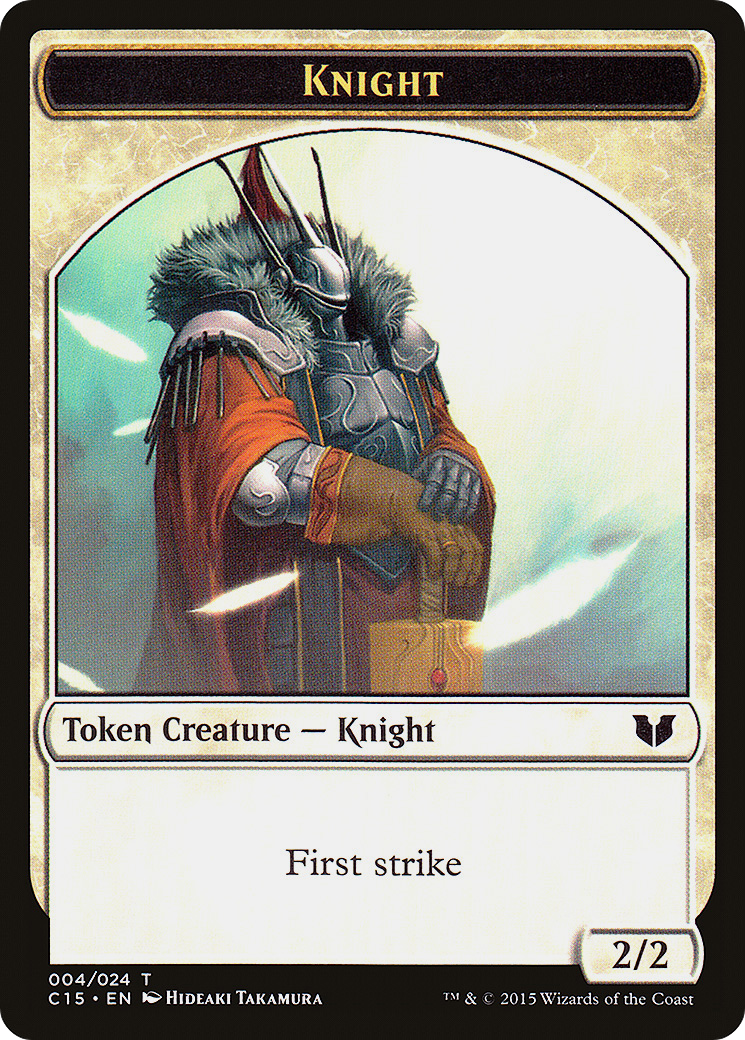 Image of Knight (C15-004) - Commander 2015 Tokens