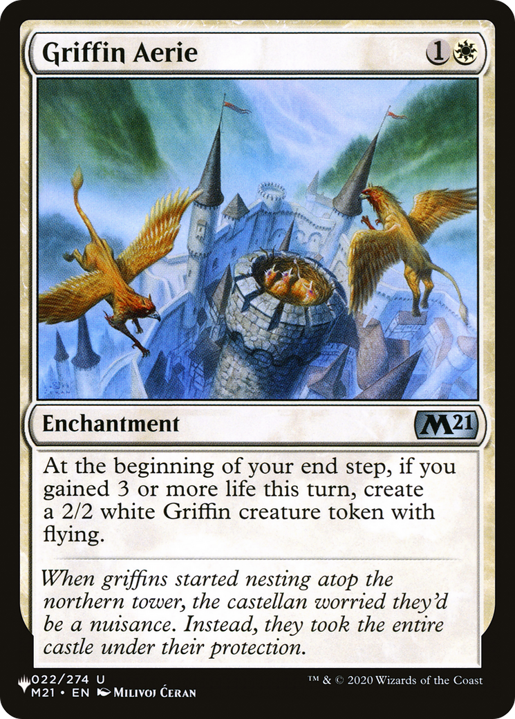 Image of Griffin Aerie (LIST-M21-22) - The List