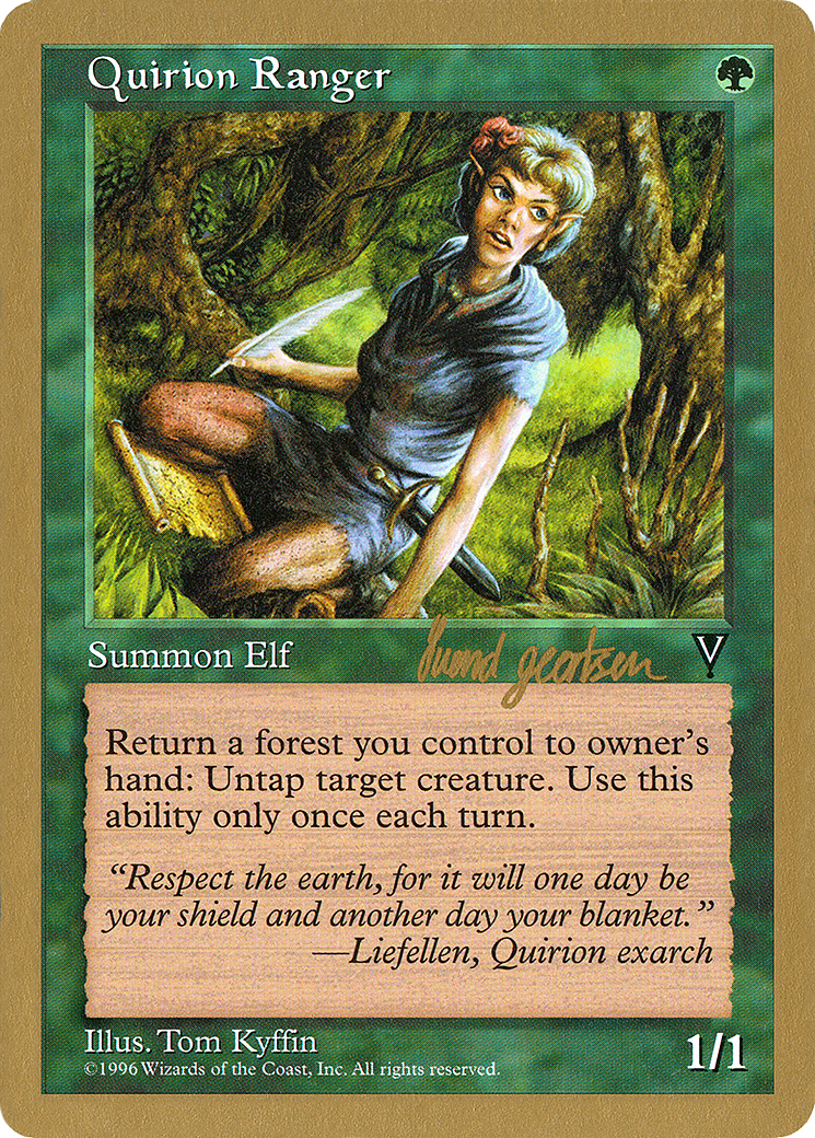 Image of Quirion Ranger - 1997 Svend Geertsen (VIS) (WCD-) - World Championship Decks 1997
