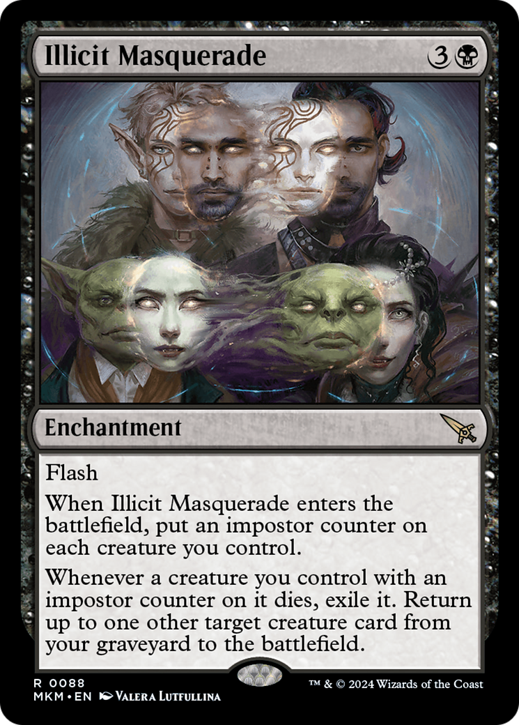 Image of Illicit Masquerade (MKM-088) - Murders at Karlov Manor Foil