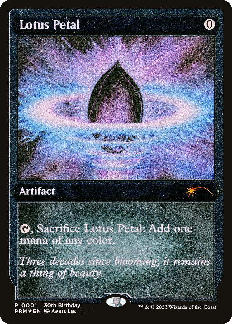 Image of Lotus Petal (Foil Etched) (UMP-001) - 30th Anniversary Misc Promos Foil