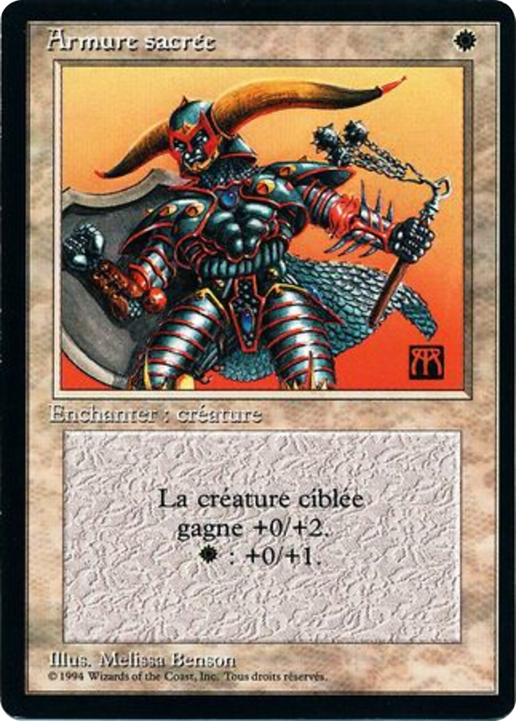 Image of Holy Armor (FBB-) - Foreign Black Border