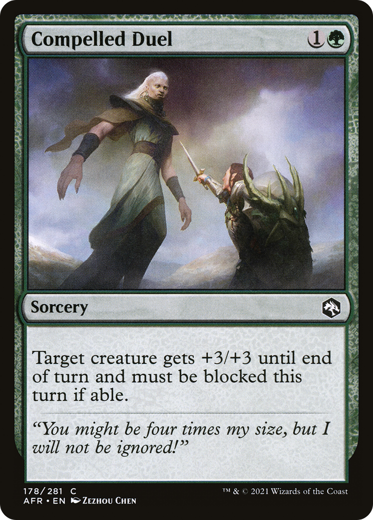 Image of Compelled Duel (AFR-178) - Adventures in the Forgotten Realms