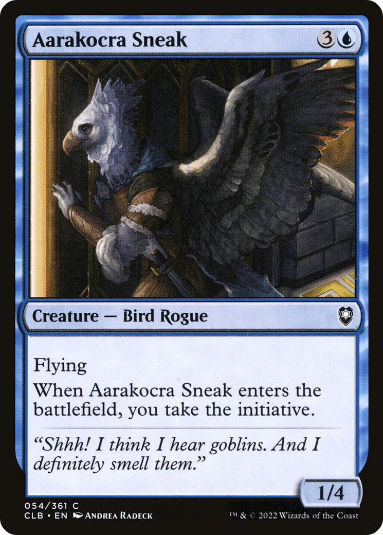 Image of Aarakocra Sneak (CLB-054) - Commander Legends: Battle for Baldur's Gate