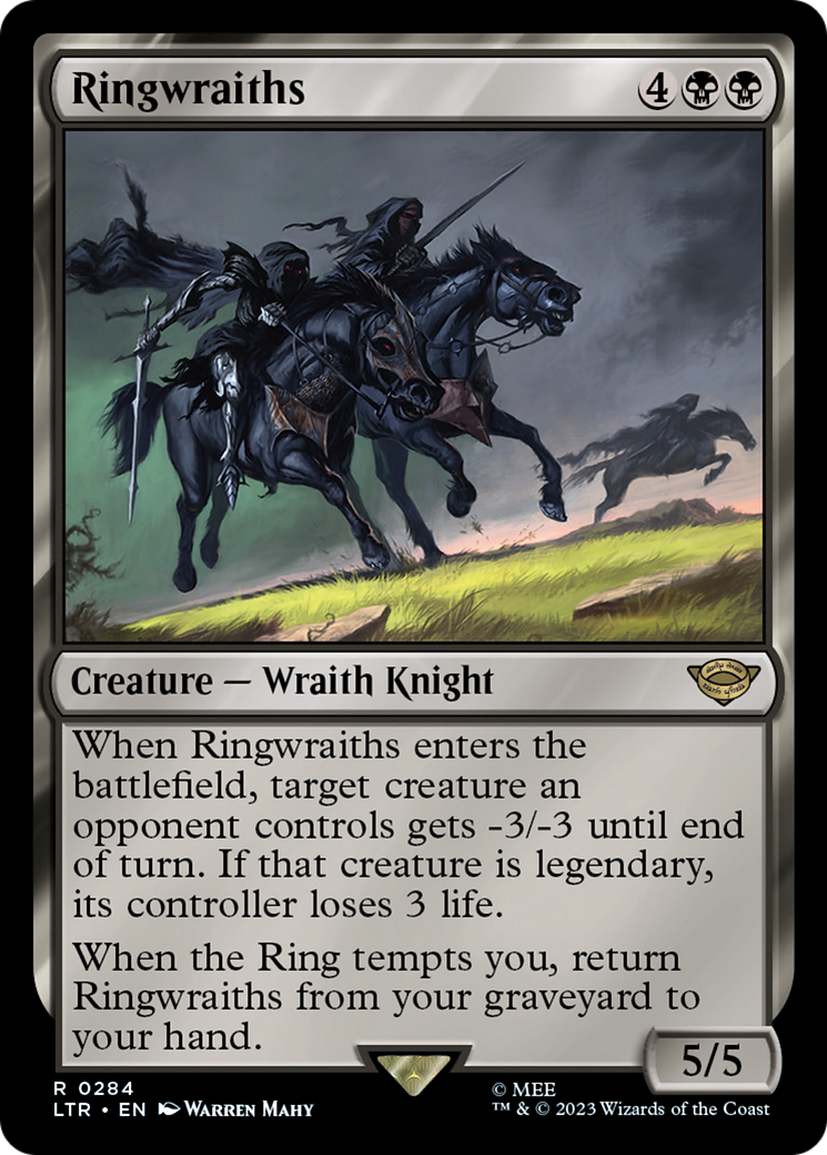 Image of Ringwraiths (LTR-284) - The Lord of the Rings: Tales of Middle-earth Foil