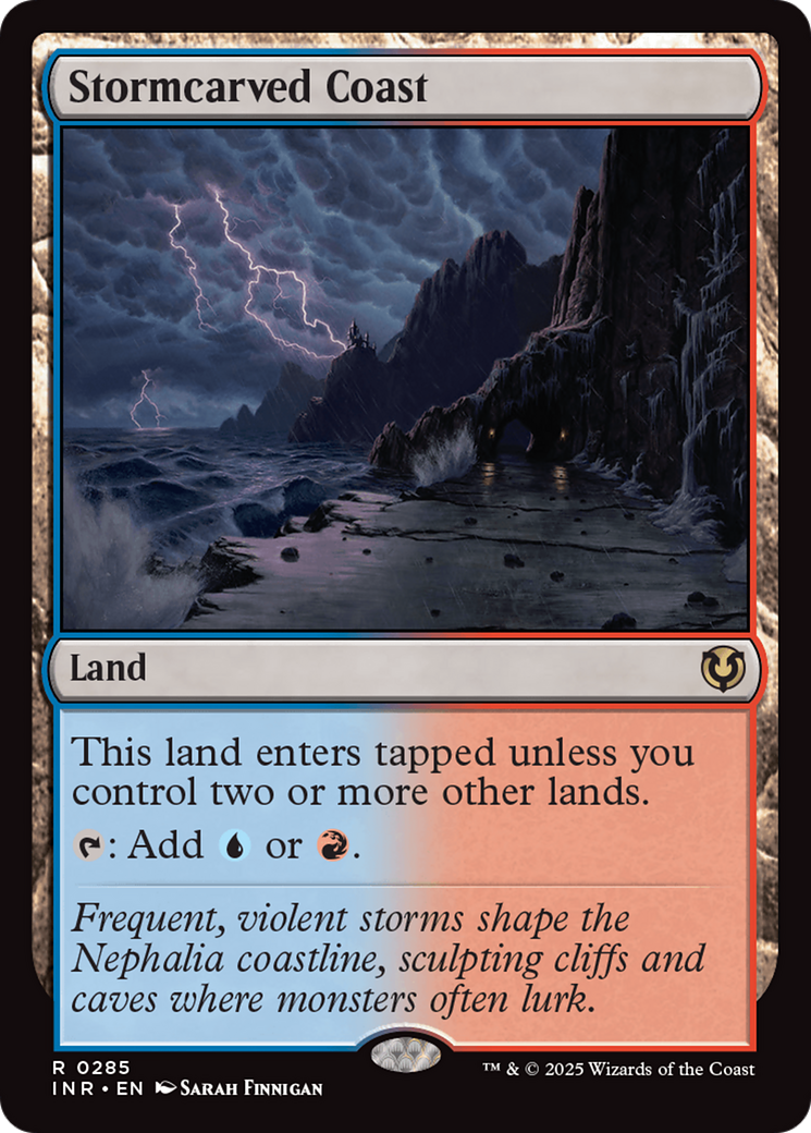 Image of Stormcarved Coast (INR-285) - Innistrad Remastered Foil