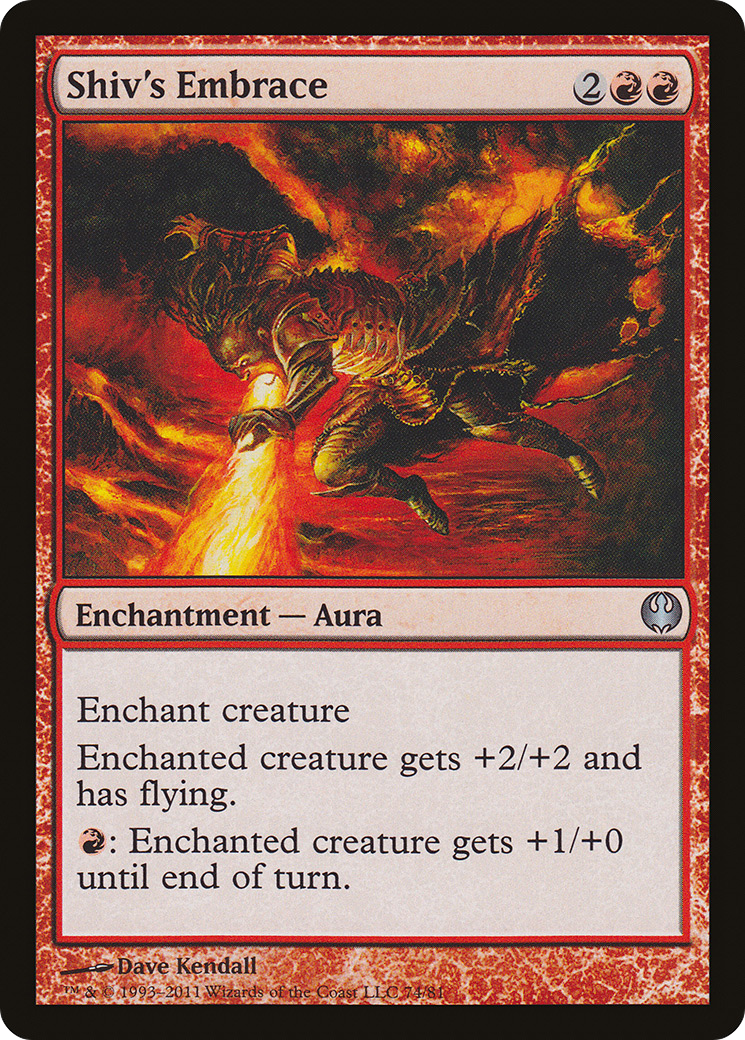 Image of Shiv's Embrace (DDG-074) - Duel Decks: Knights vs. Dragons