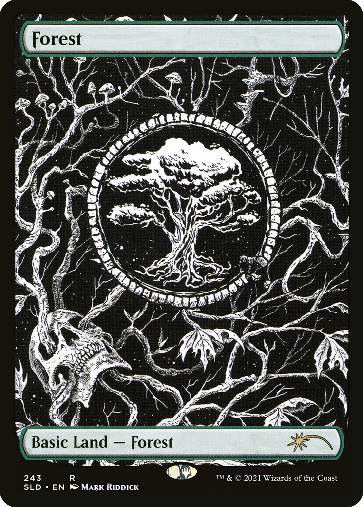 Image of Forest (Crushing Brutality) (SLD-243) - Secret Lair Drop Foil