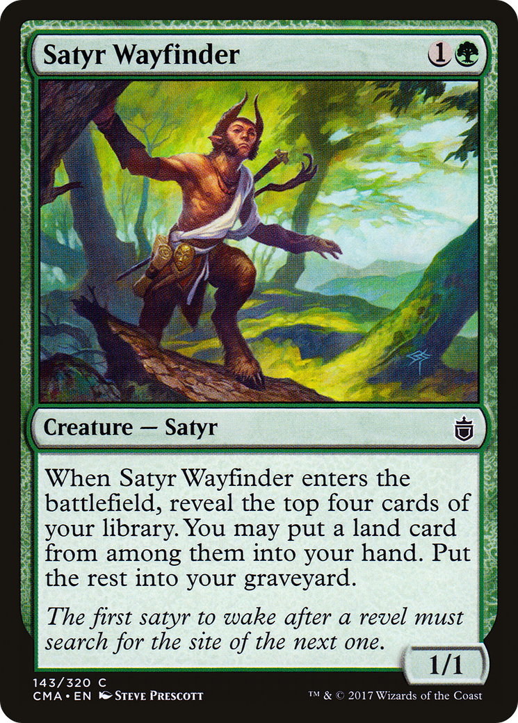 Image of Satyr Wayfinder (CMA-143) - Commander Anthology