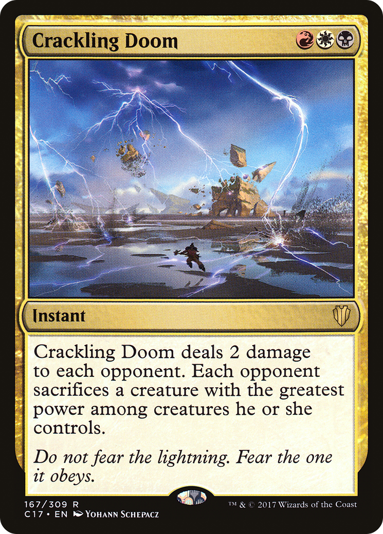 Image of Crackling Doom (C17-167) - Commander 2017