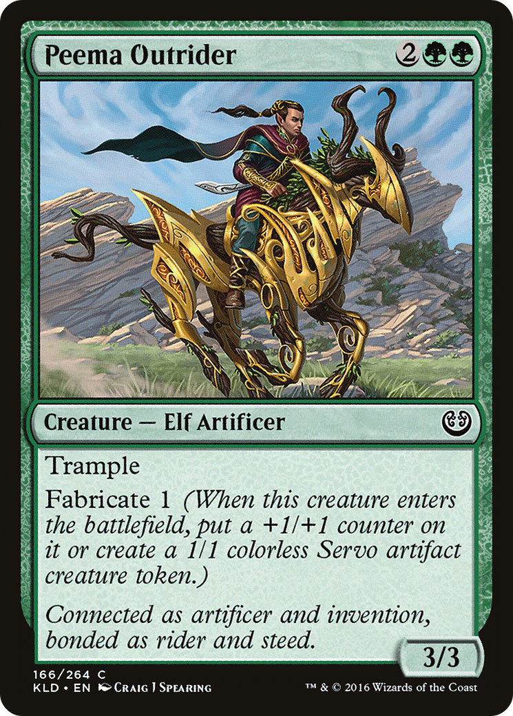 Image of Peema Outrider (KLD-166) - Kaladesh Foil