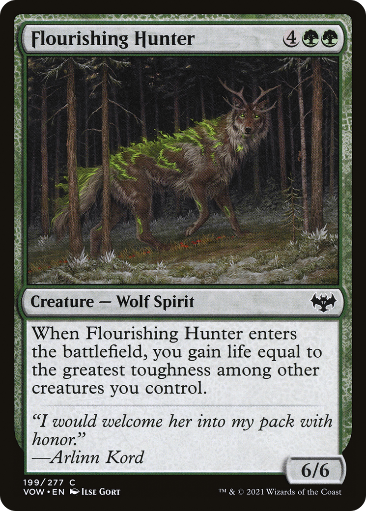 Image of Flourishing Hunter (VOW-199) - Innistrad: Crimson Vow