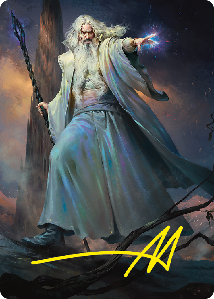 Image of Saruman of Many Colors // Saruman of Many Colors (ALTR-020) - Tales of Middle-earth Art Series (Borderless) Foil
