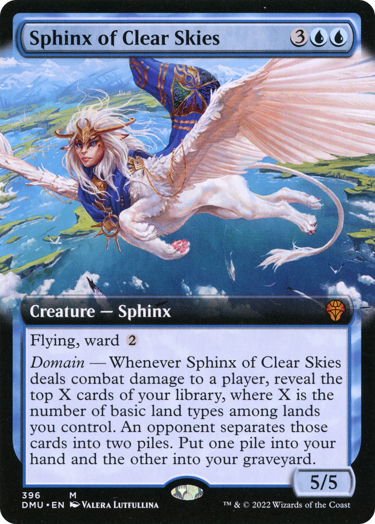 Image of Sphinx of Clear Skies (Extended Art) (DMU-396) - Dominaria United: (Extended Art)