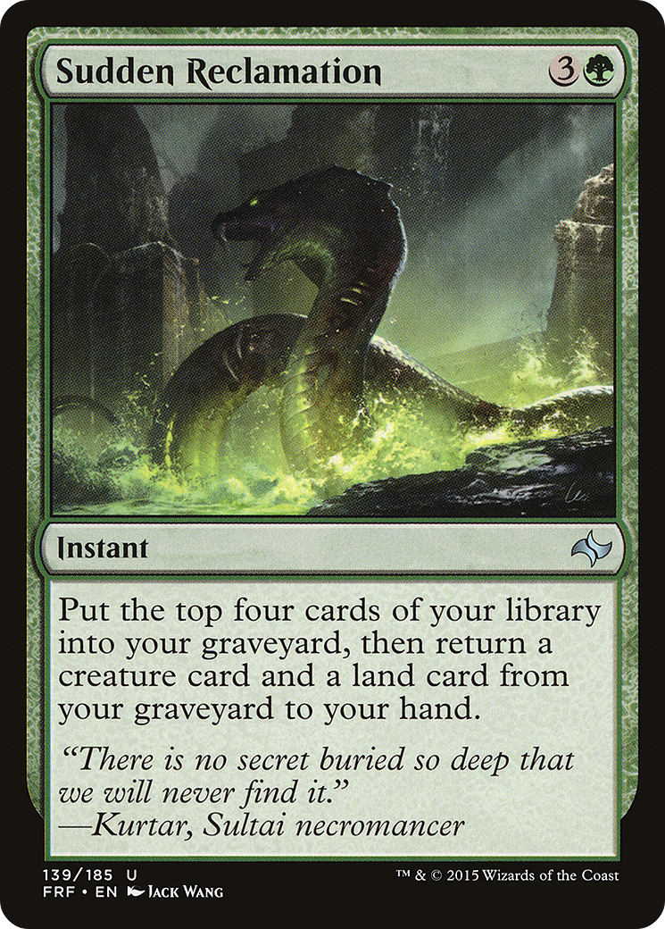 Image of Sudden Reclamation (FRF-139) - Fate Reforged Foil