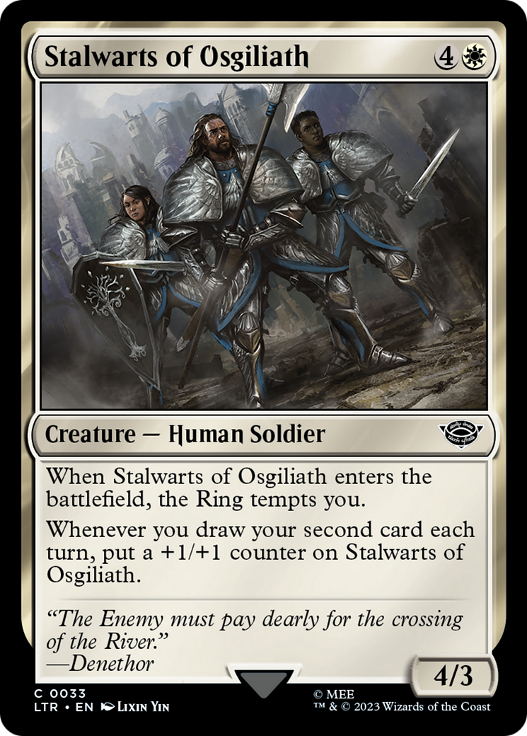 Image of Stalwarts of Osgiliath (LTR-033) - The Lord of the Rings: Tales of Middle-earth