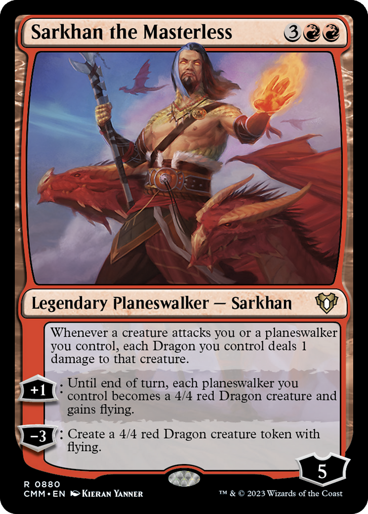 Image of Sarkhan the Masterless (CMM-880) - Commander Masters