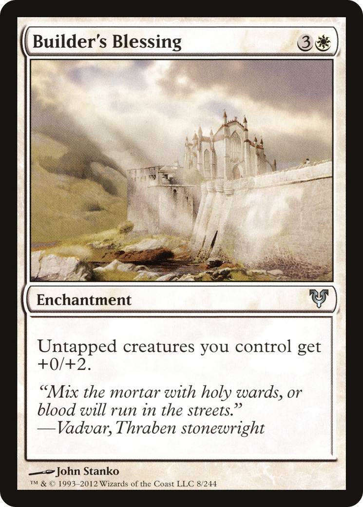Image of Builder's Blessing (AVR-008) - Avacyn Restored