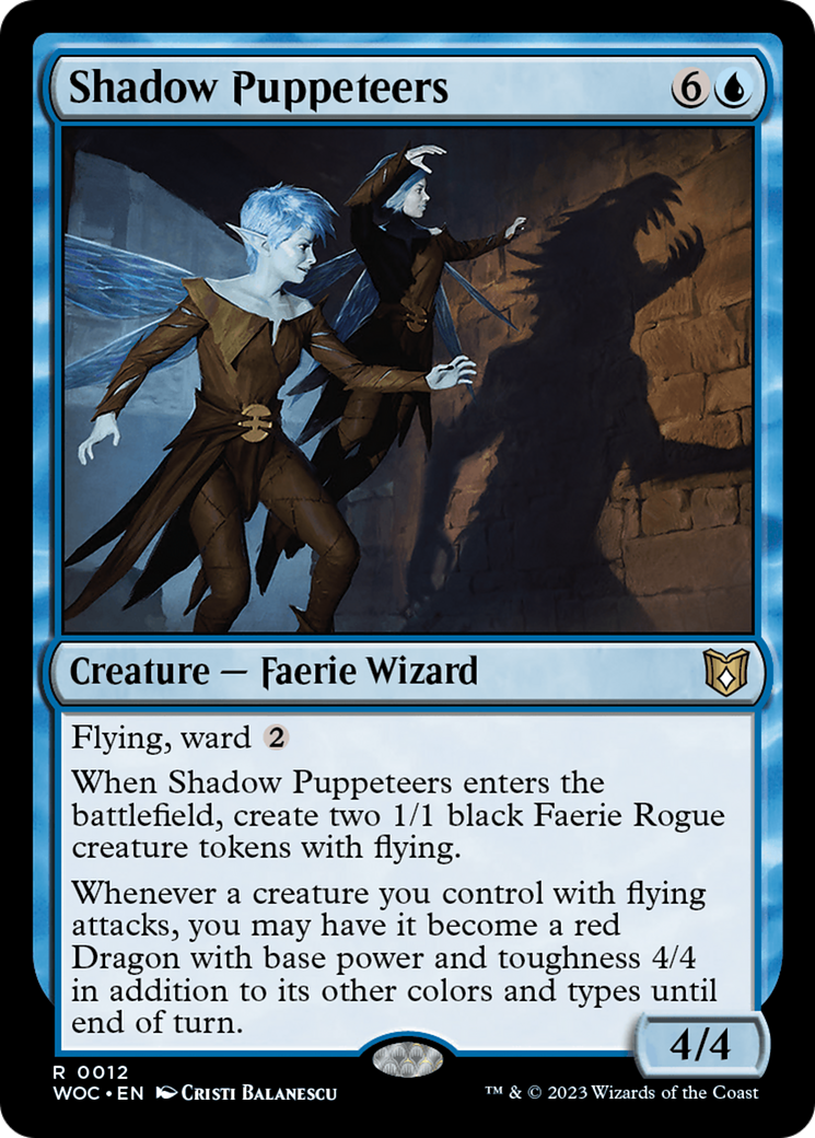 Image of Shadow Puppeteers (WOC-012) - Wilds of Eldraine Commander