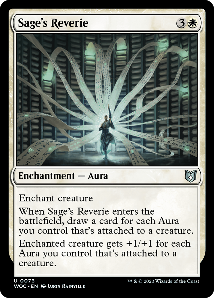 Image of Sage's Reverie (WOC-073) - Wilds of Eldraine Commander