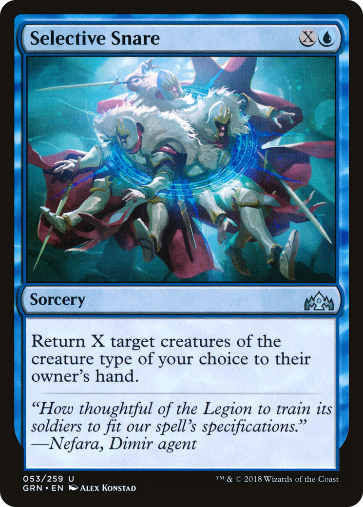 Image of Selective Snare (GRN-053) - Guilds of Ravnica Foil
