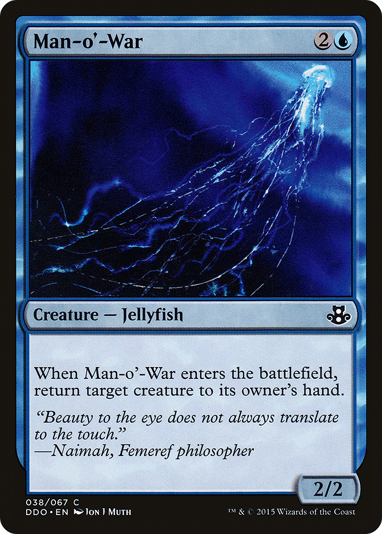 Image of Man-o'-War (DDO-038) - Duel Decks: Elspeth vs. Kiora