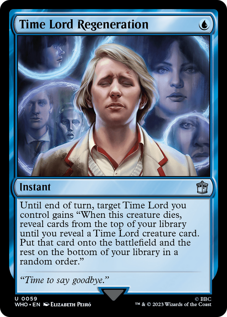Image of Time Lord Regeneration (WHO-059) - Doctor Who Foil